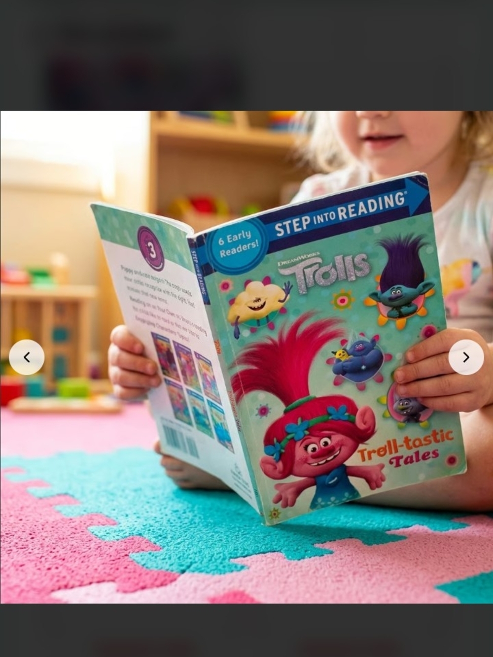 DreamWorks Trolls 'Troll-tastic Tales' Book - Teal, Pink & Purple